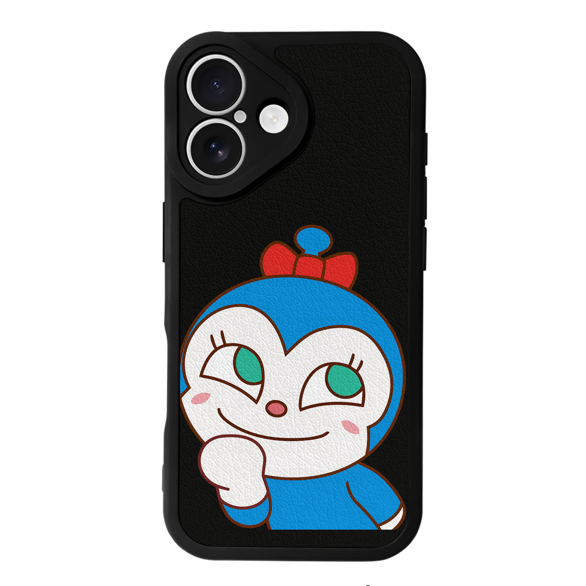 （画像用） アンパンマン Anpanman 【iPhone 16シリーズ対応】シリコンスマホケース（レザー調） 材質：シリコン
